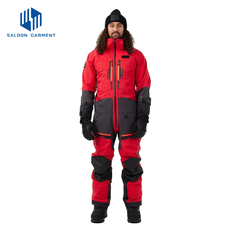 Women Men's Ski Suits One Piece Jumpsuit Winter Outdoor Waterproof Warm Snowsuits
