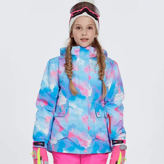 Girl's Waterproof Fleece Snow Coat Windproof Warm Winter Snowboarding Ski Jacket