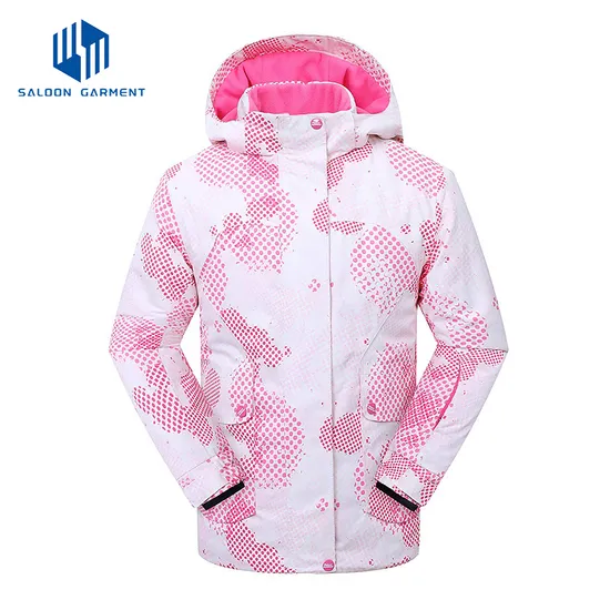 Girl's Waterproof Fleece Winter Snow Coat Windproof Raincoats Outer Wear Ski Jacket
