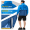 Men's Waterproof Rain Outdoor Jacket with Hood Fishing Poncho Coat Rain Jacket for Hiking Jacket Windproof Jacket