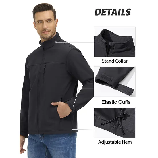 Men Waterproof Outer Wear Windproof Sport Fleece Tactical Softshell Jackets