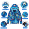 Kids' Waterproof Ski Jacket with Windproof Hood for Outdoor Adventures