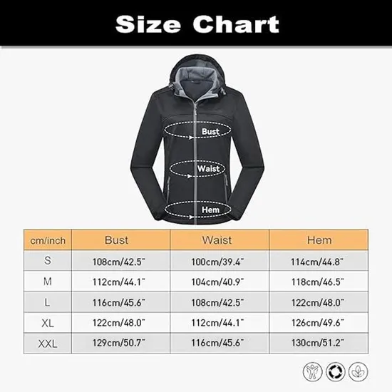 Women's Lightweight Waterproof Windbreaker Tactical Softshell Jacket