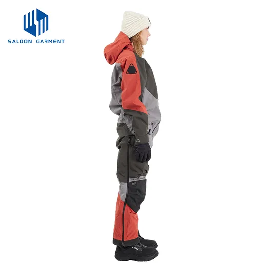 OEM Men's One Pieces Ski Suits Waterproof Warm Insulated Snow Jumpsuits Snowsuits