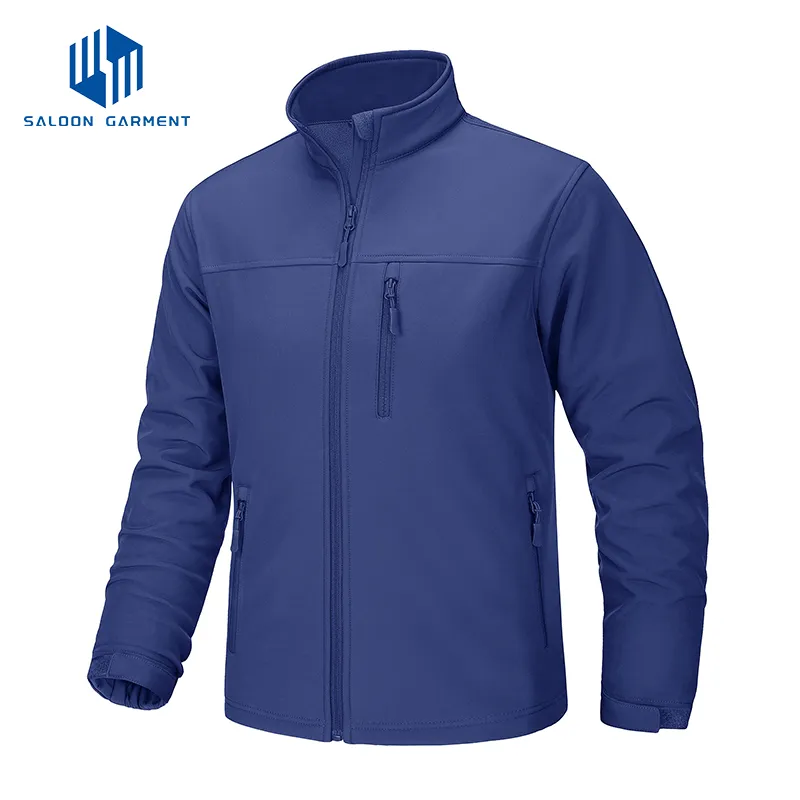 Men's Fleece Lined Lightweight Coats Water Resistant Outdoor Hiking Tactical Softshell Jackets