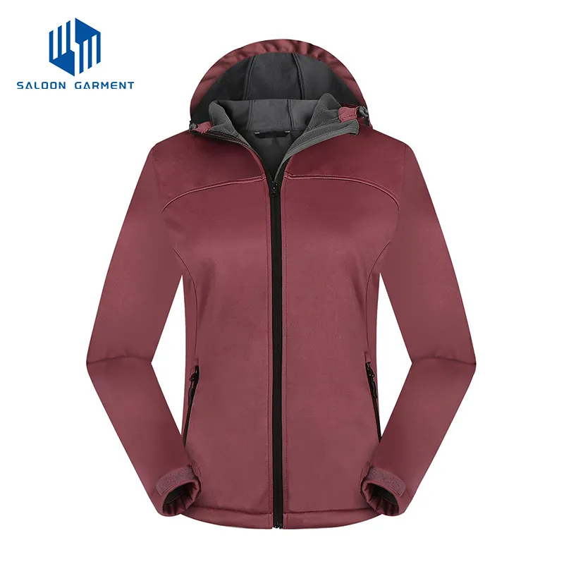 Women's Lightweight Water Resistant Hiking Winter Outdoor Fleece Lined Tactical Softshell Jacket