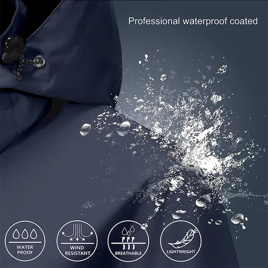 Outdoor Custom Logo Casual Coat Waterproof Windbreaker Jackets