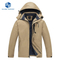 Men's Fleece Lined Water Repellent Outdoor Reflective Coat Softshell Ski Jacket