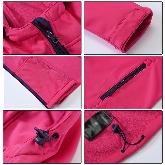 Women's Winter Outdoor Coats Water Resistant Warm Fleece Raincoats Tactical Softshell Jacket