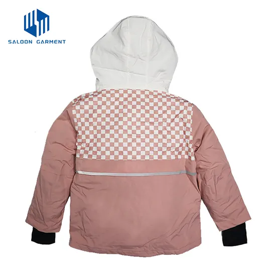 Girls' Waterproof Insulated Windbreaker Coat Fleece Lining Rain Ski Jacket
