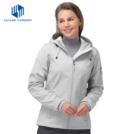 Custom Women Sports Outdoor Camping Hiking Coats Thermal Tactical Working Clothes Softshell Jackets