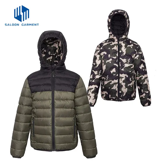 Wholesale Children Winter New Thickened Hooded Casual Fashion Quilted Jacket