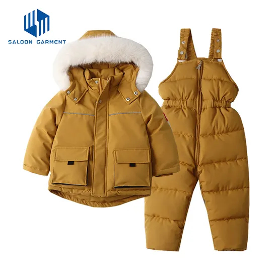 Children Winter Clothes Jacket Waterproof Snowboarding Clothing for Children Outdoor Thickened Snow Wear Ski Jacket