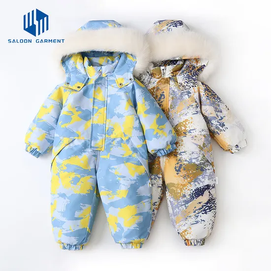 Kids Waterproof Winter Jumpsuits - Stylish Outerwear for Toddlers