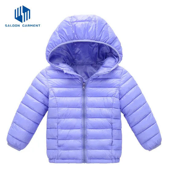 Custom Kids Clothes Winter Quilt Jacket Kids Padding Jacket