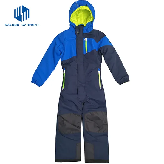 Customized Warm Ski Clothes Waterproof Snow One Piece Overall Snowboard Suit Snowsuits