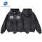 High Quality Custom Embroidery Logo Outwear Solid Pattern Pullover Woven Hoodie
