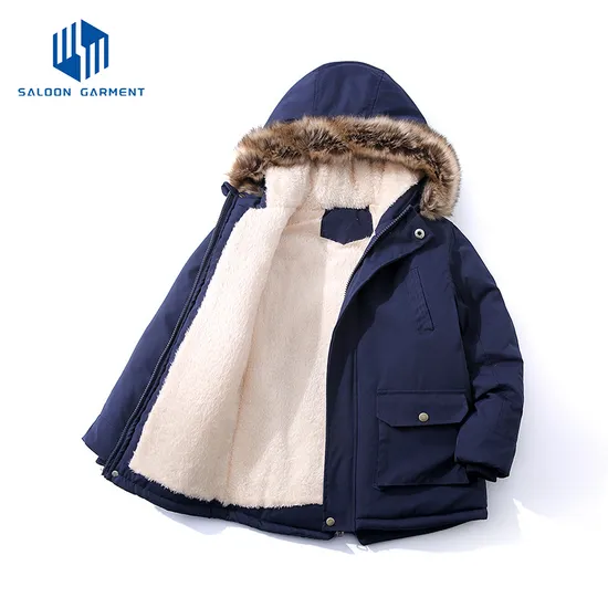 Hot Sale Kid Children's Wears Casual Kid Boy Clothing Fleece and Thick Warm Fashion Hooded Kids Jackets