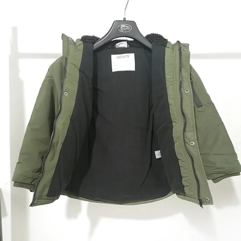Custom Clothes Boys Children Warm Coats Water Resistant Winter Jackets