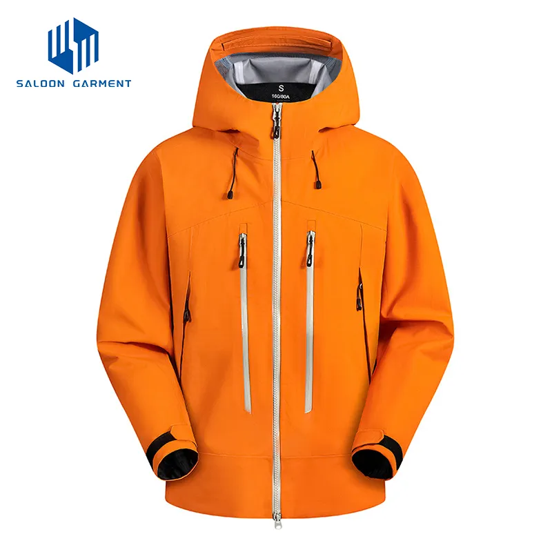2.5 Layers 100% Polyester Fabric Outdoor Sports Hiking Cycling Windproof Waterproof Jacket