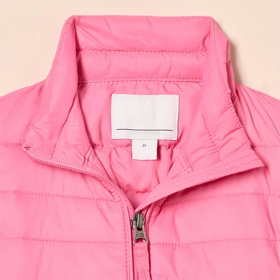 High Quality Custom Men's Light Fabric Solid Pattern Insulated Winter Warm Quilted Jacket