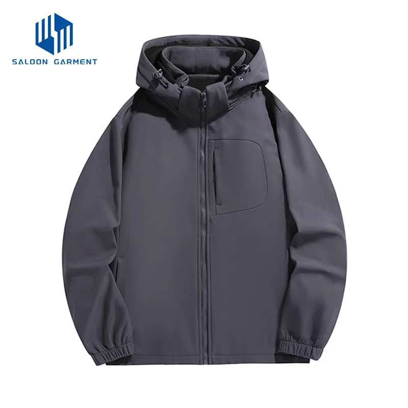 OEM Wholesale Thick Fleece Coat Custom Logo Waterproof Windproof Winter Hiking Outdoor Plus Size Men's Jackets