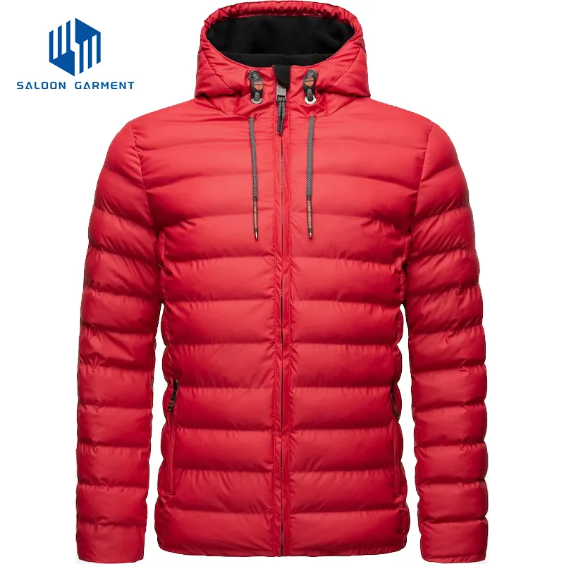 New Design Men's Customized Digital Printing Breathable Winter Insulated Quilted Jacket