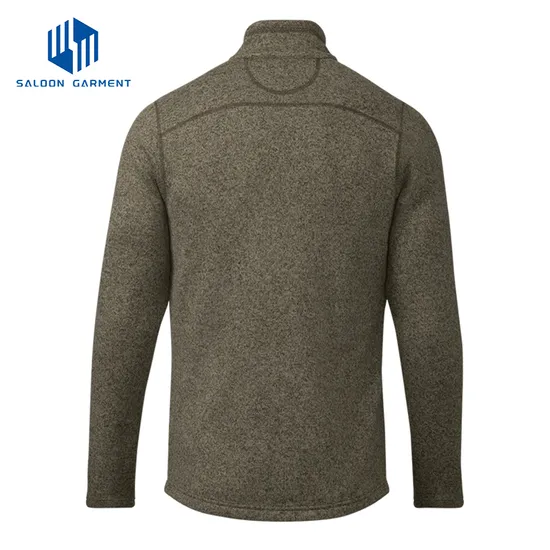Factory Custom Men's Casual Outdoor Coat Windproof Water Resistant Soft Shell Fleece Jacket for Spring and Autumn