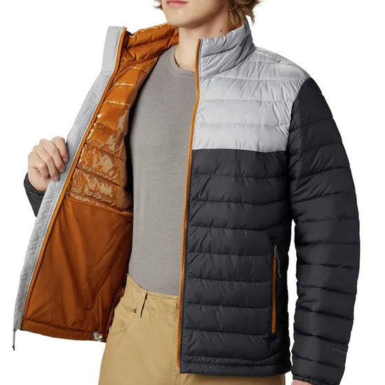 New Arrival Custom Logo Outdoor Men Water Resistant Warm Padded Winter Graphene Jacket