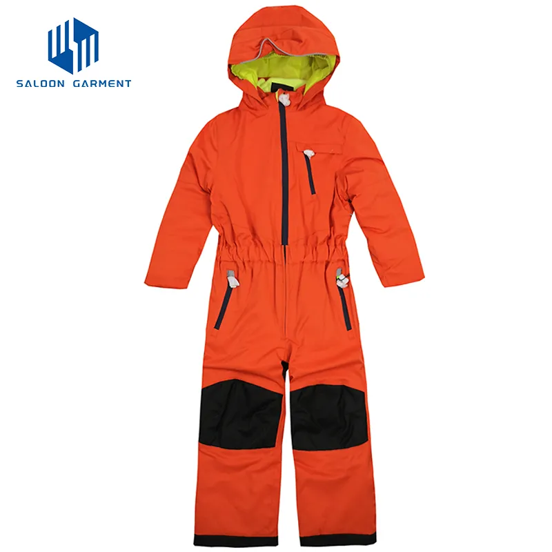 New Design Kids Ski Suit Winter High Quality Custom Winter Waterproof One Piece Snow Suit Kids