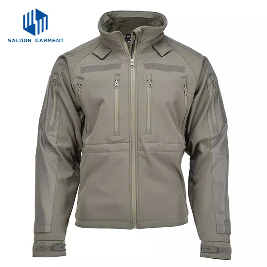Wholesale Customized Men's Outdoor Softshell Waterproof Breathable Fishing Jacket