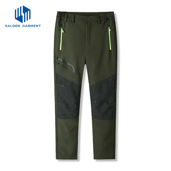 Outdoor Pants Windproof Waterproof Hiking Plush Thickened Pants Trousers