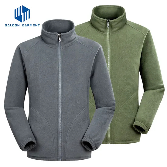 OEM Custom Design Men's Winter Polar Fleece Jacket Outdoor Camping Tourism Coat Plus Size Mountain Climbing Ski Hiking Jackets