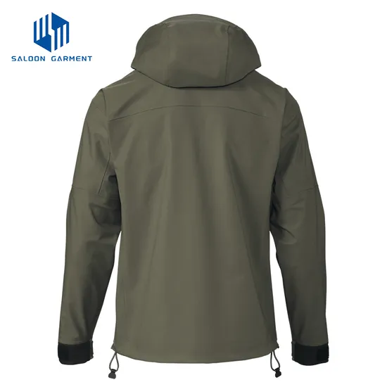 Customized Men's Warm Breathable Waterproof Fishing Wading 3 Layer Fabric Jacket