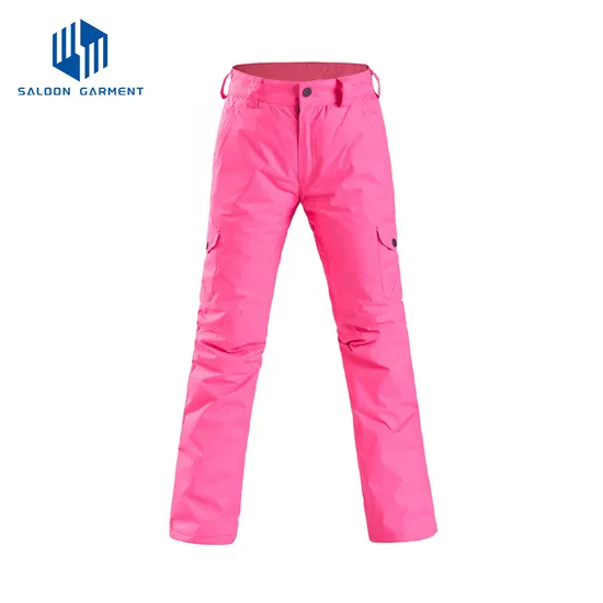 Wholesale Women's Custom Logo Outdoor Breathable Waterproof Snow Snowboard Ski Pants
