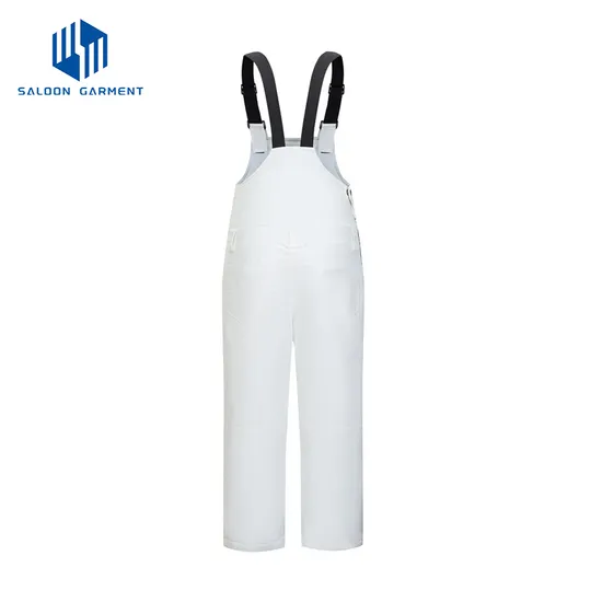 Women's Custom Logo Outdoor Warm Trousers Ski Snow Snowboarding Pants with Shoulder Straps