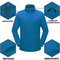 Men's Waterproof Windproof Winter Snow Coat Snowboarding Warm Raincoat 3-in-1 Ski Jacket