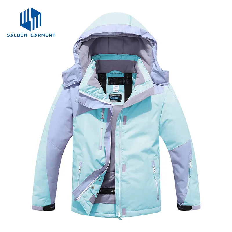 OEM Girls' Fashion Outdoor Clothing Waterproof Snow Ski Jacket