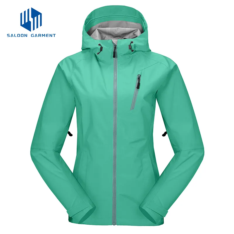 2.5 Layer Fabric Custom Logo Outdoor Breathable Softshell Waterproof Windbreaker Jackets