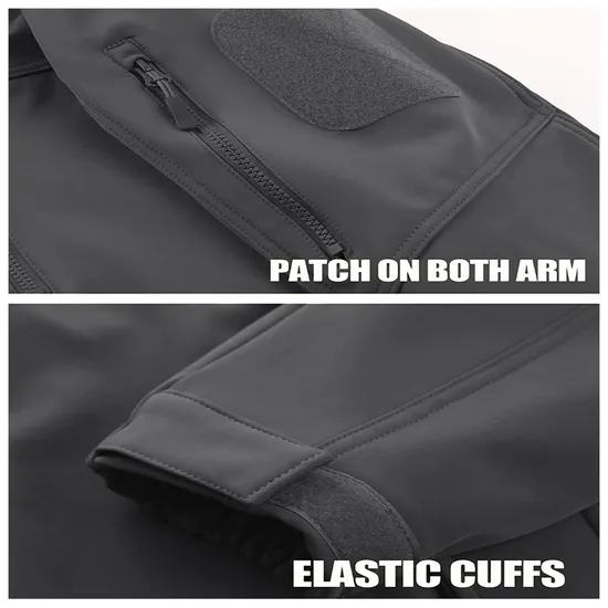 Men's Fleece Casual Warm Winter Tactical Softshell Jacket