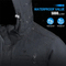 Men's Waterproof Winter Windproof Fleece Snowboard Mountain Snow Coat 3-in-1 Ski Jacket