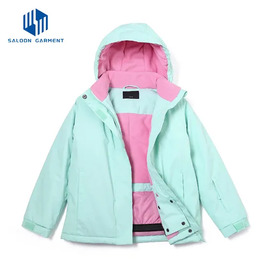 Girls' Waterproof Windproof Ski Jacket for Snowboard Adventures