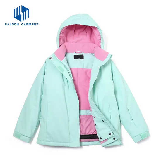Girls' Waterproof Windproof Ski Jacket for Snowboard Adventures