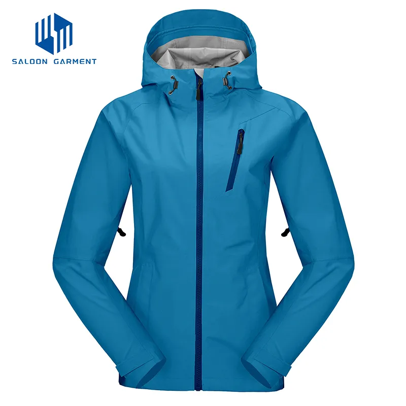 2.5 Layer Fabric High Quality Custom Waterproof Outdoor Racing Windbreaker Jacket