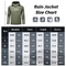 Men's Windbreaker Lightweight Waterproof Raincoat Rain Jacket for Outdoor Hiking