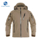 Men's Hooded Waterproof Lightweight Insulated Windbreaker Fleece Lined Rain Tactical Softshell Jacket