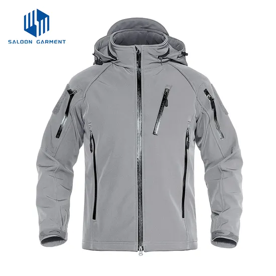 Mens Fleece Lined Hooded Lightweight Insulated Running Coat Softshell Jacket