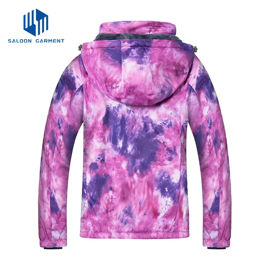 Waterproof Winter Windproof Ski Jackets with Detachable Puffer Coat