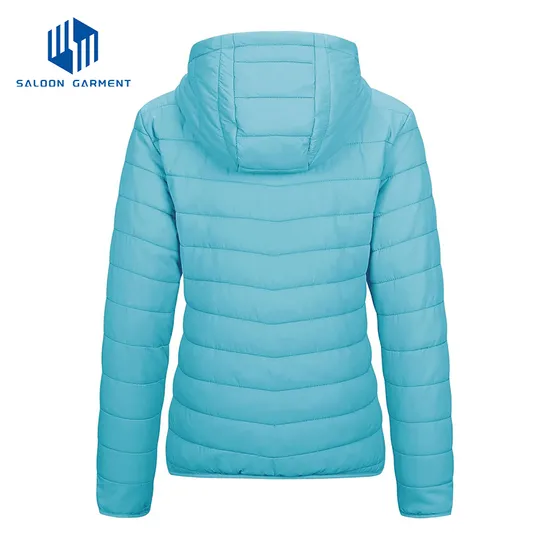 Women's Fashion Softshell Outerwear Packable Water-Resistant Ski Jacket Puffer Coat