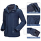 Men's Waterproof Mountain Windbreaker Snow Rain Winter Coat Puffer 3-in-1 Ski Jacket